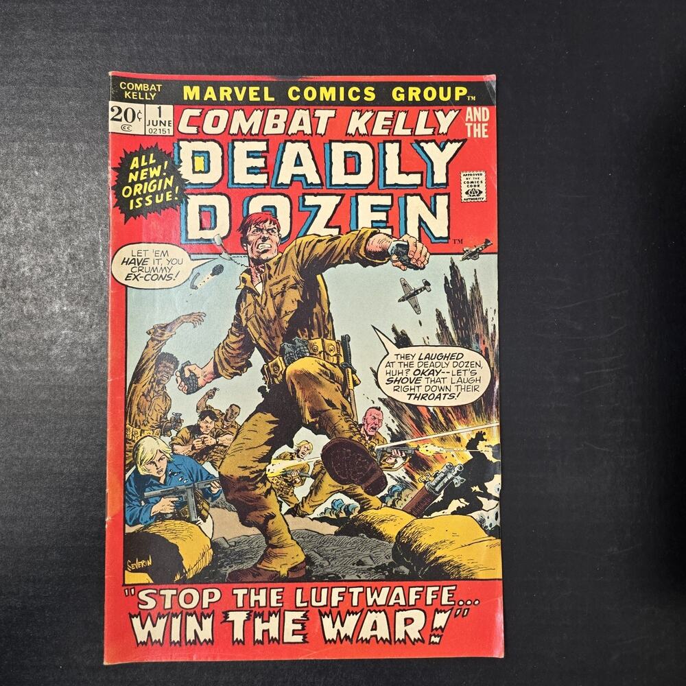 Combat Kelly #1 VF- Origin Issue ! Bronze Age Comic